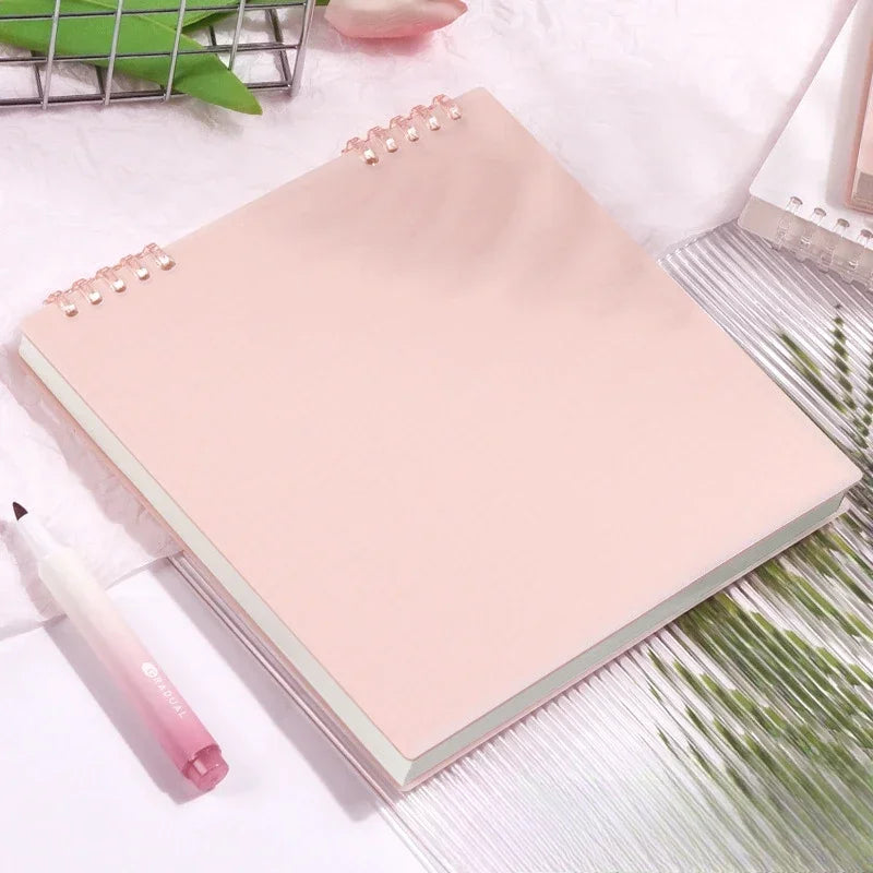 Flip Notepad Grid Notebooks B5 Diary Leaf Notebook Sketch Book Stationery Journal Writing Pads Office School Supplies