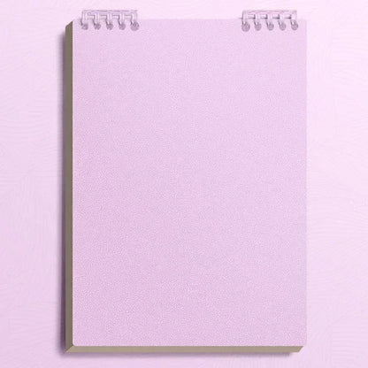 A5 60 Sheets Thick Notebook Spiral Binding Loose-leaf Notebooks with Lines Pages for Students School Office Stationery Supplies