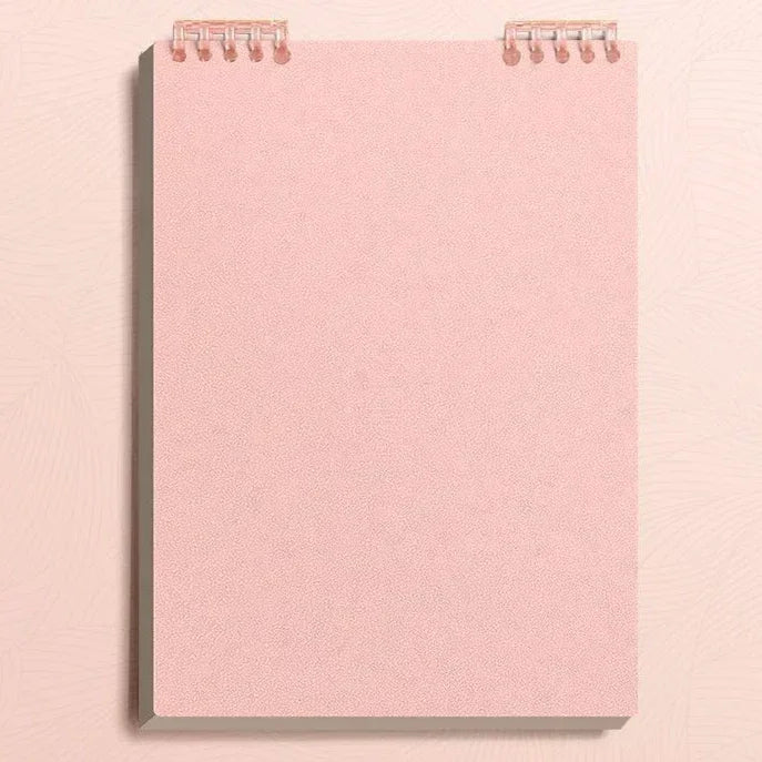 A5 60 Sheets Thick Notebook Spiral Binding Loose-leaf Notebooks with Lines Pages for Students School Office Stationery Supplies